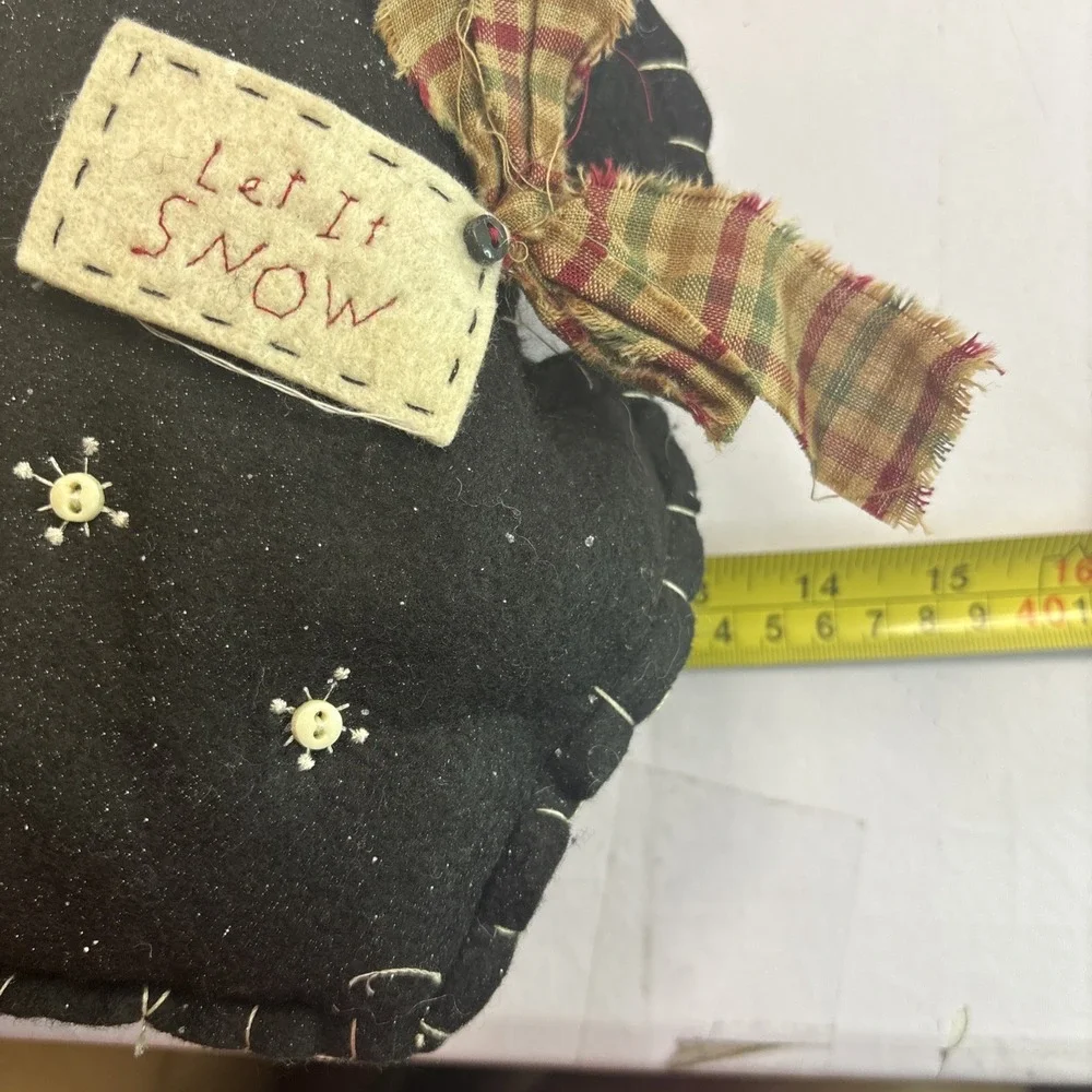 Two Decorative Pillow Snowman 9x13